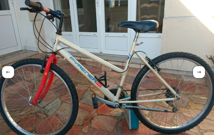 A saisir vélo de ville mixte pyrenea sport en 26 pouces